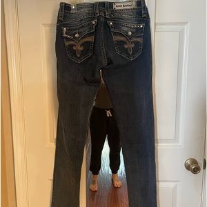 Rock Revival Jeans size 30 with Inseam 30, worn once.  Like new